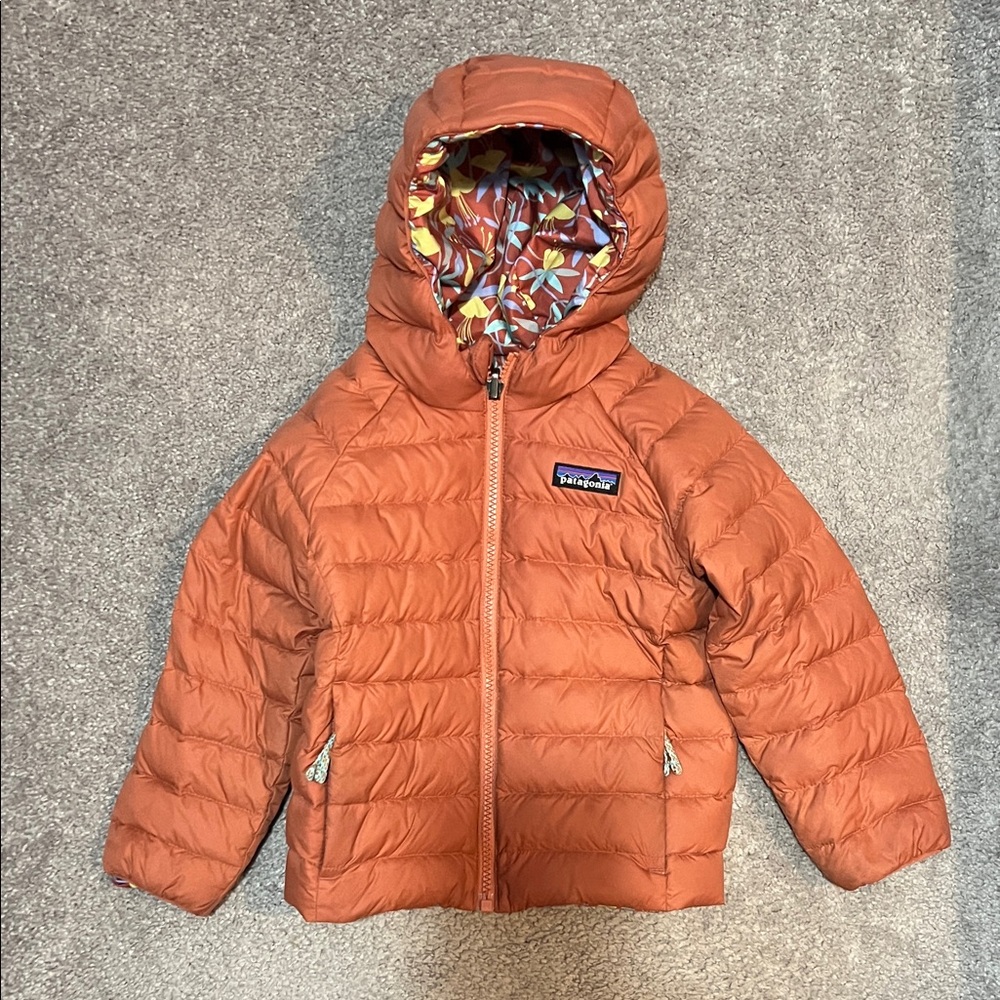 Patagonia Reversible Down Sweater Hoody Size 3T